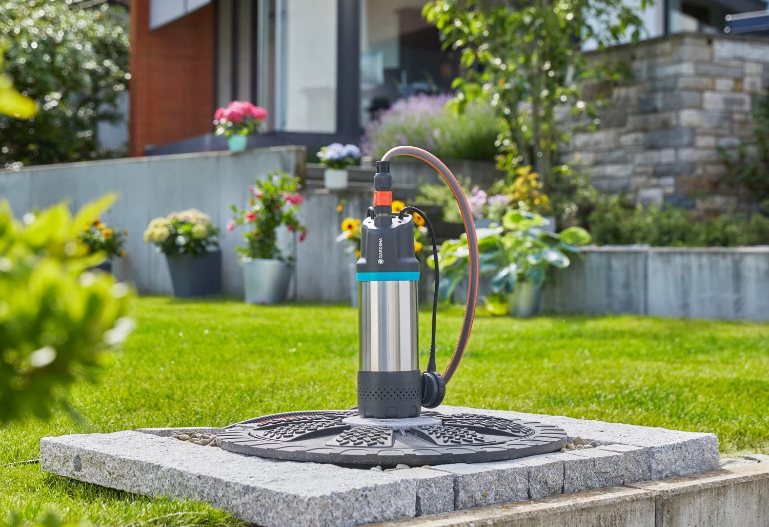 GARDENA Dompel-drukopvoerpomp 5600/4 Inox 2 GARDENA Dompel-drukopvoerpomp 5600/4 Inox - Afbeelding 2